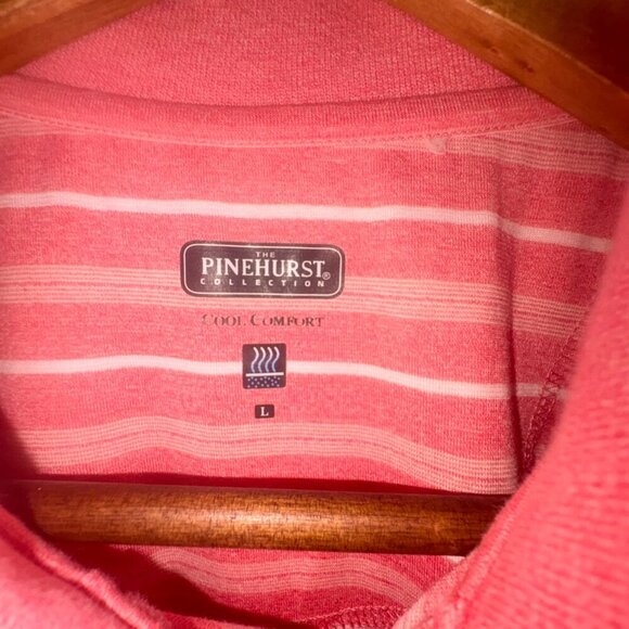 The Pinehurst Collection Cool Comfort Short Sleeve Performance Polo size Large - Picture 3 of 6